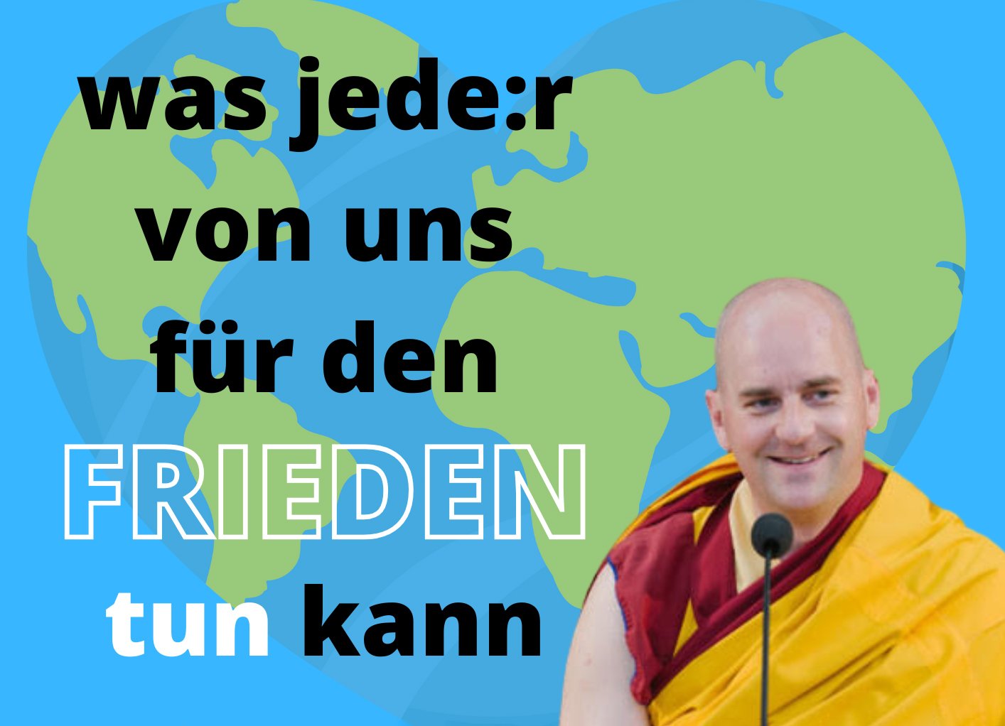 ein buddhistischer Mönch liest aus einem Buch vor 