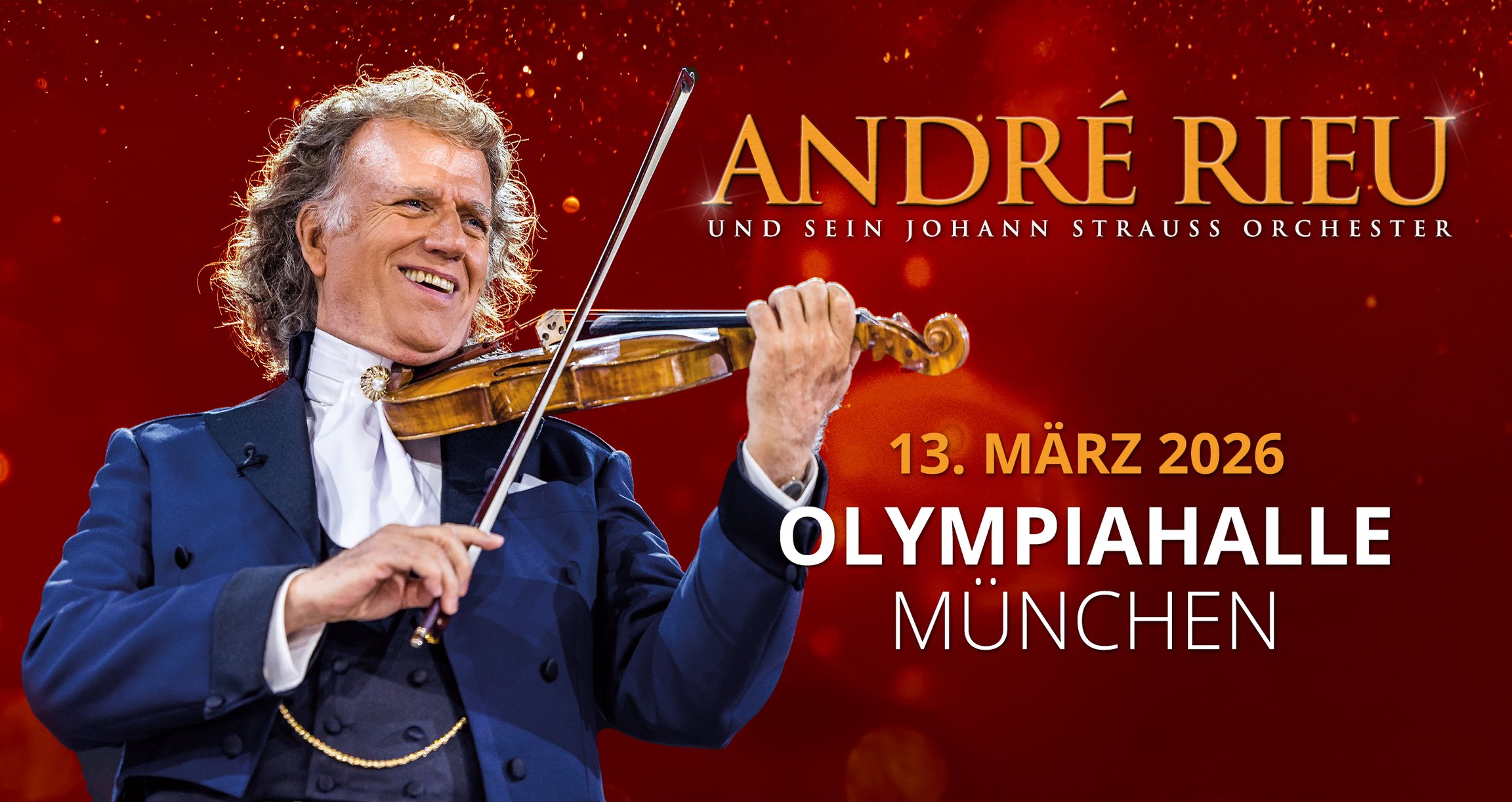 Andre Rieu mit seinen Instrument