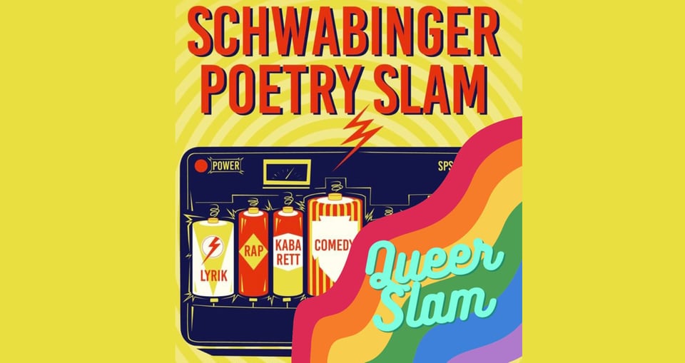 Plakat des Schwabinger Poetry Slam 